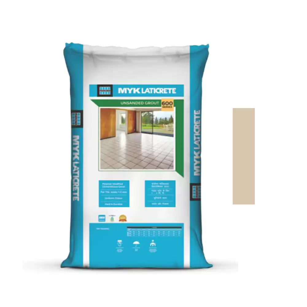 MYK Laticrete 600 Cementitious Tile Grout (Buff) - 1 Kg