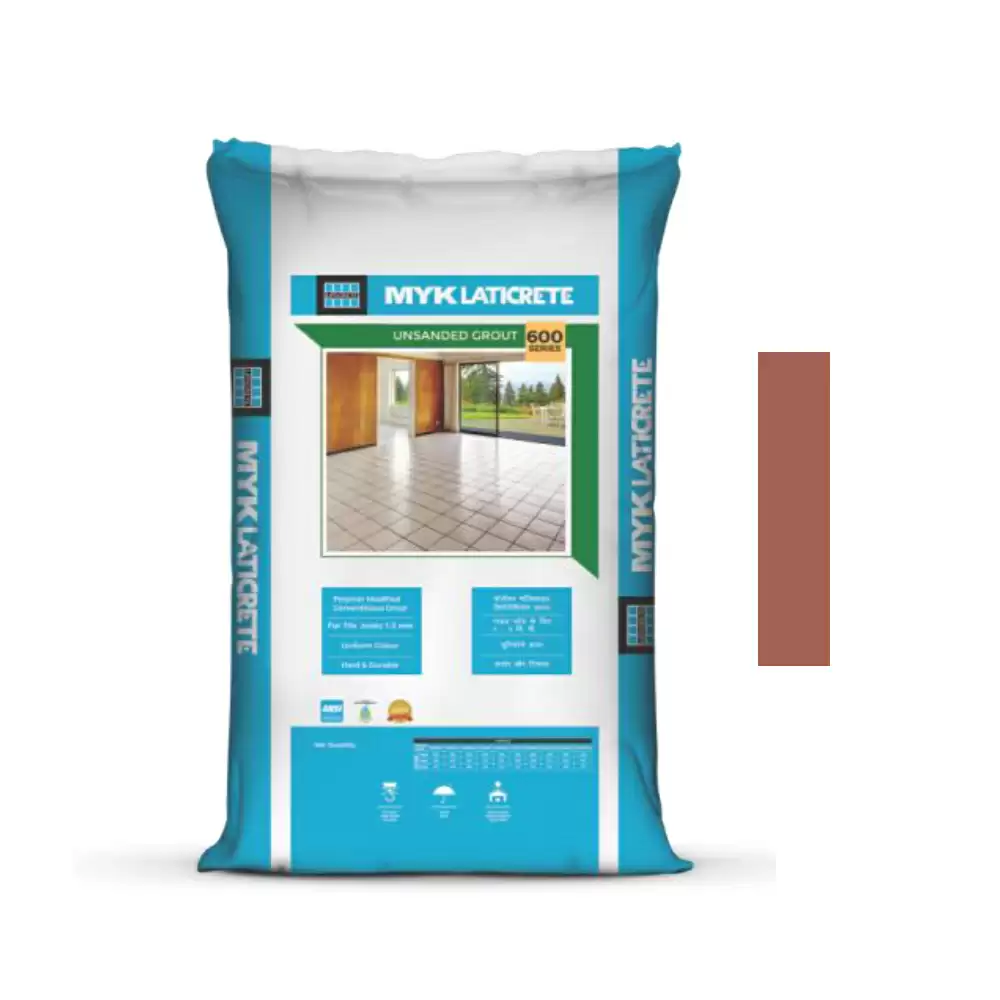 MYK Laticrete 600 Cementitious Tile Grout (Canyon Red) - 1 Kg