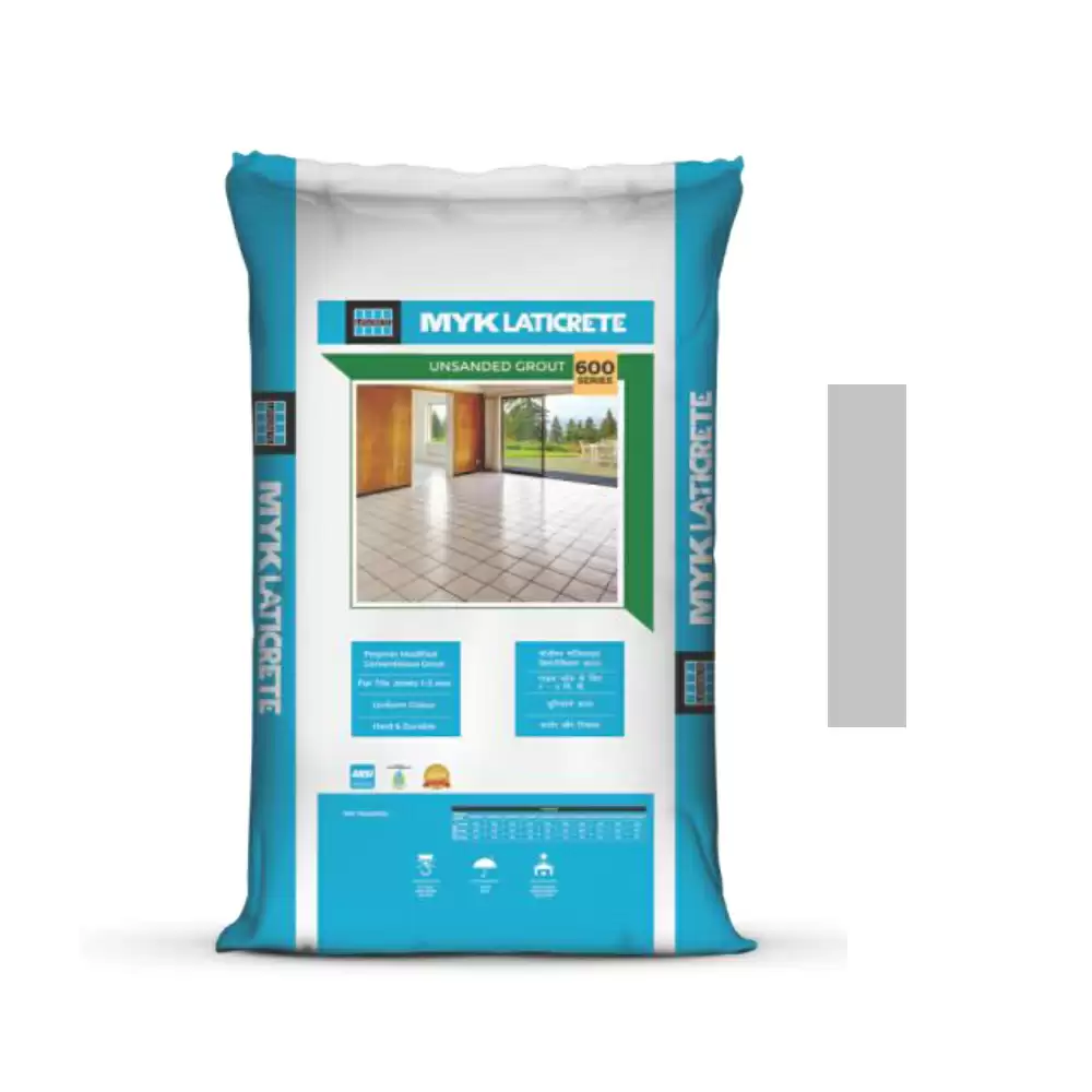 MYK Laticrete 600 Cementitious Tile Grout (Silver Shadow) - 1 Kg