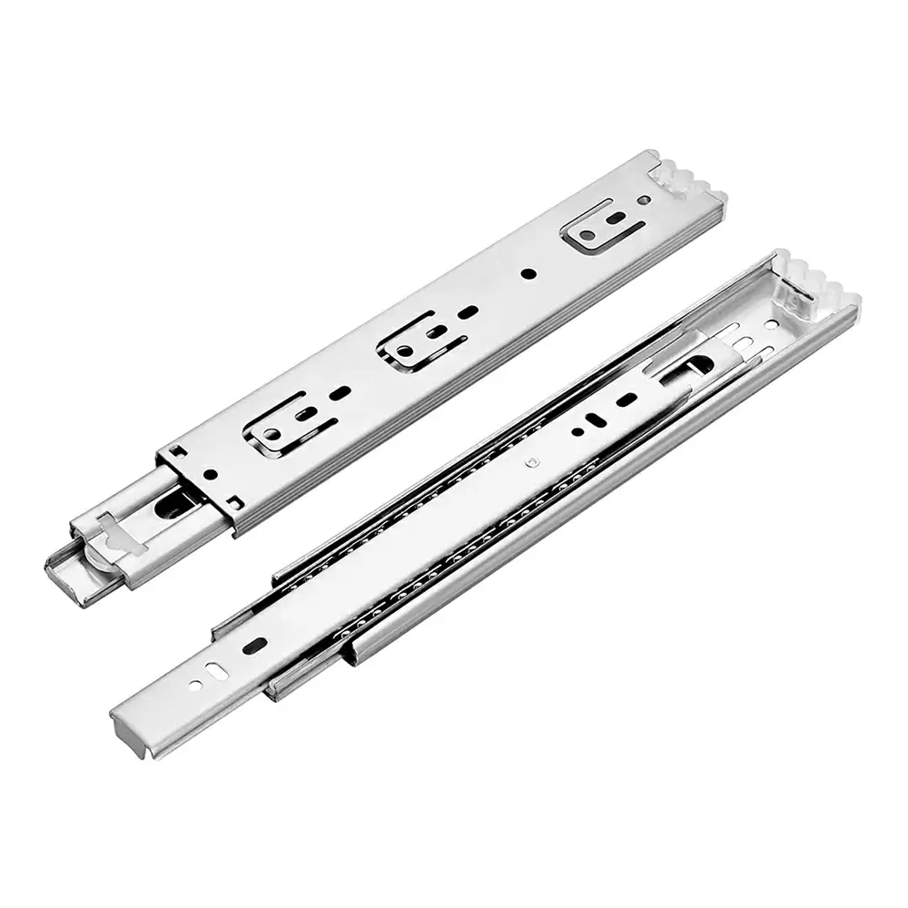 Met Craft Stainless Steel Telescopic Channel (Be Blue) 12 Inch With 3 Ball Bearing Weight Capacity Upto 35 kg