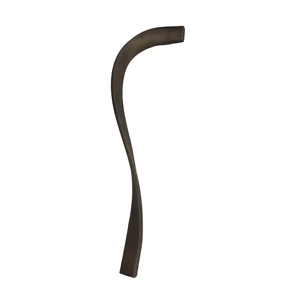 AceLine Curve Solid Brass Pull Handle Length (Center To Center) 610 mm For Left Side Opening Door Finish English Bronze Matt