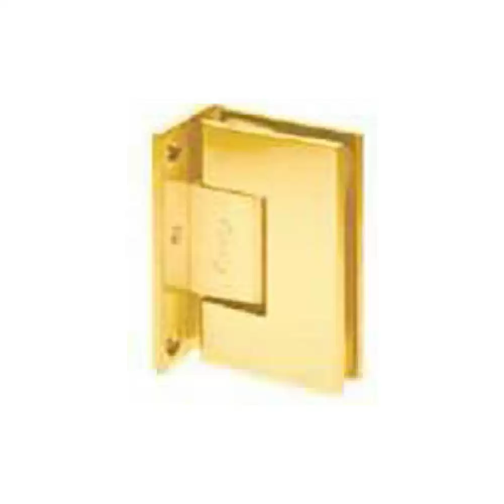 Core 90 Degree Polish Gold Wall to Glass Connector Off Set Hinge