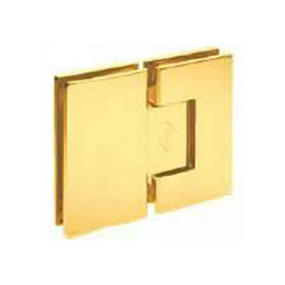 Core 180 Degree Polish Gold Glass to Glass Connector Hinge