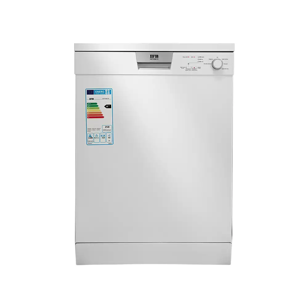 IFB Neptune FX Free Standing Dishwasher 12 Place Setting - White