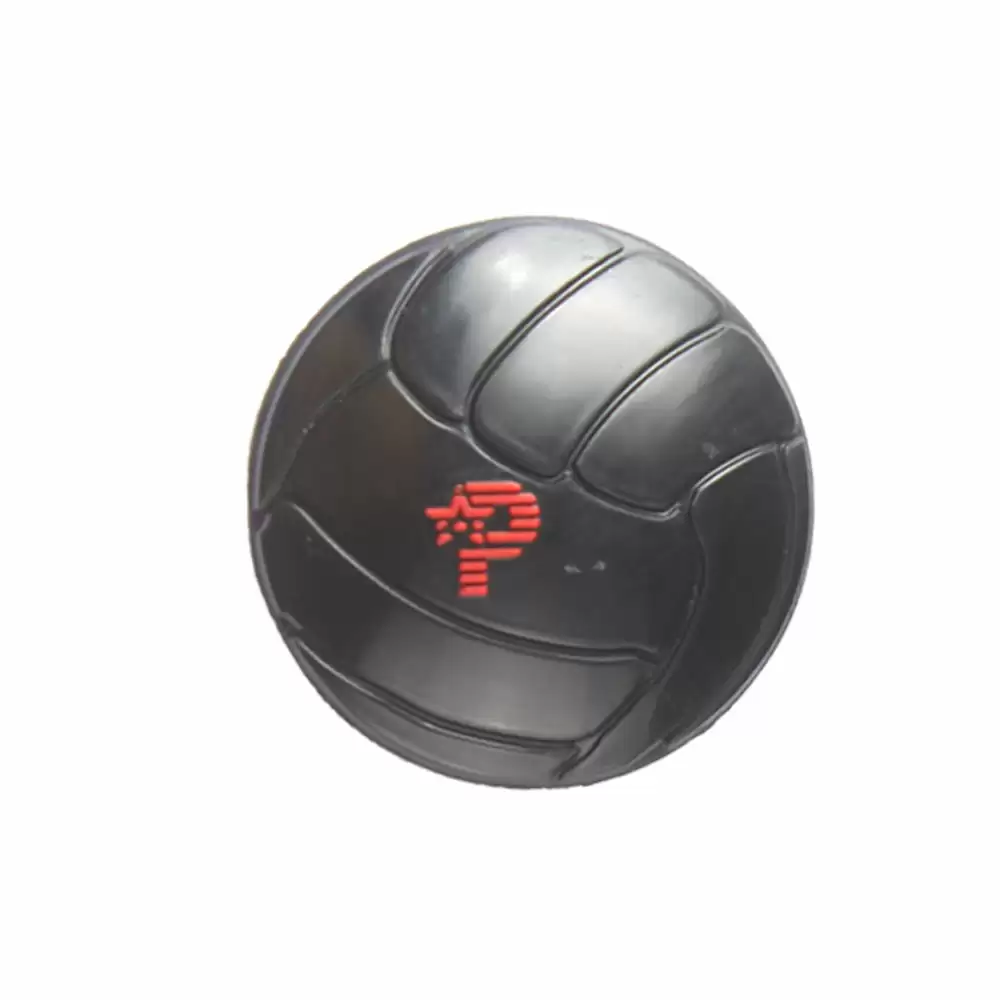 Pentagon Floor Mount Volley Ball Rubber Door Stopper (PTO-DSVB-1-BG)