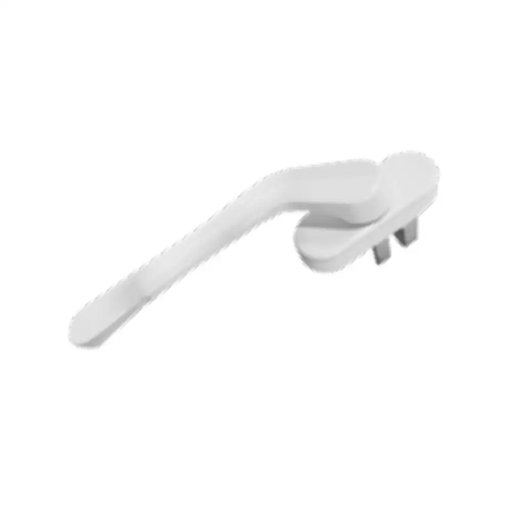 Pego Aluminium Sliding Short Neck Handle (Single Fork) (Left/Right) White