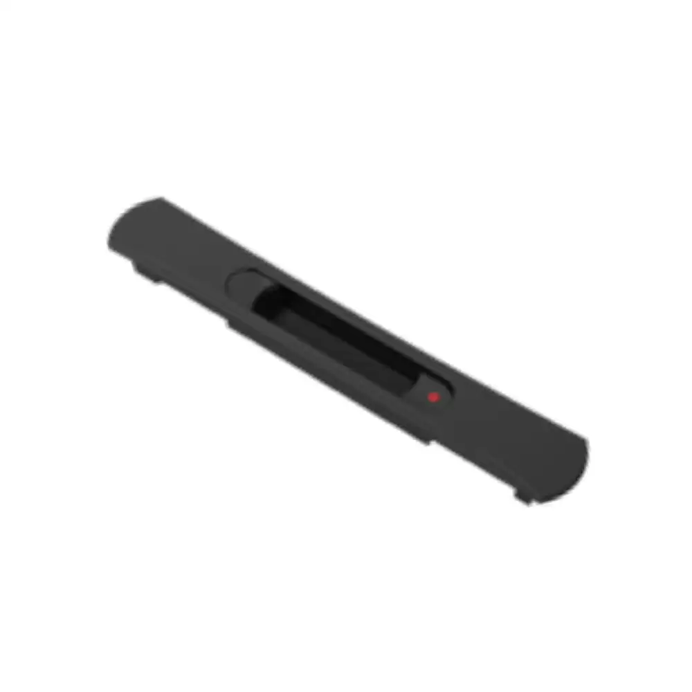 Pego Aluminium Sliding Multi Point Concealed Big Door Handle (Single Fork) Black