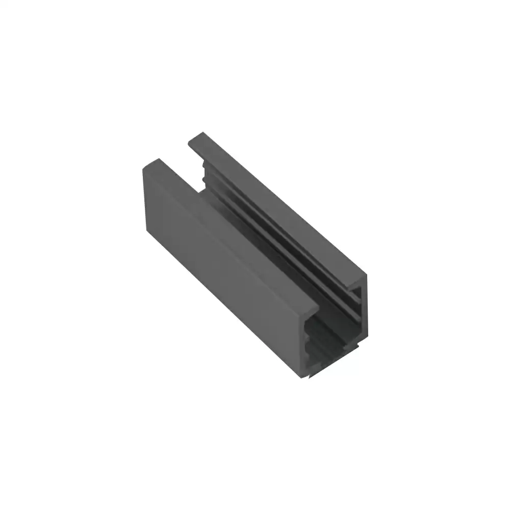 Core Aluminium Track (Single) Black Matt, Size -  13 Feet