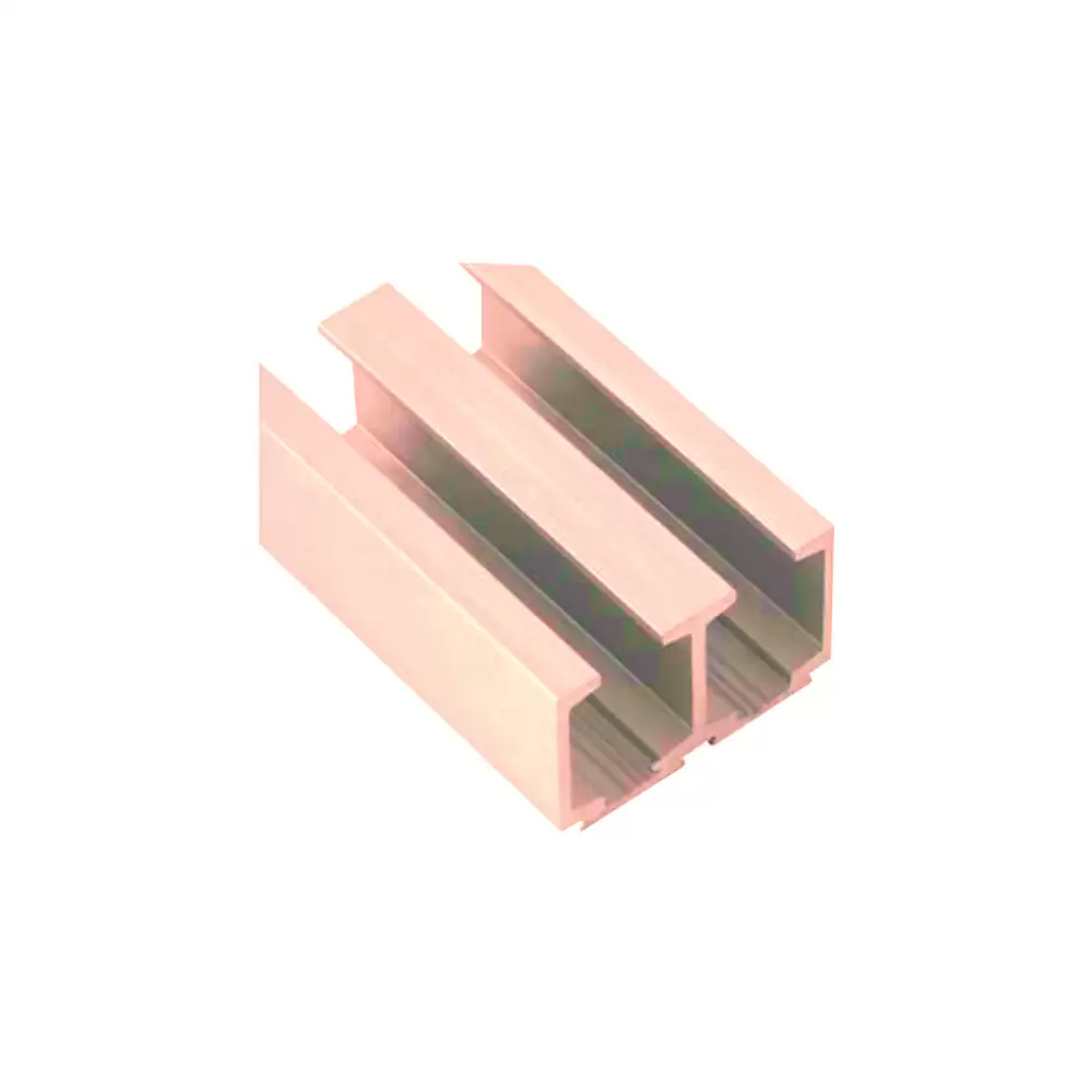 Core Aluminium Track (Double Door) Rose Gold, Size -  8 Feet