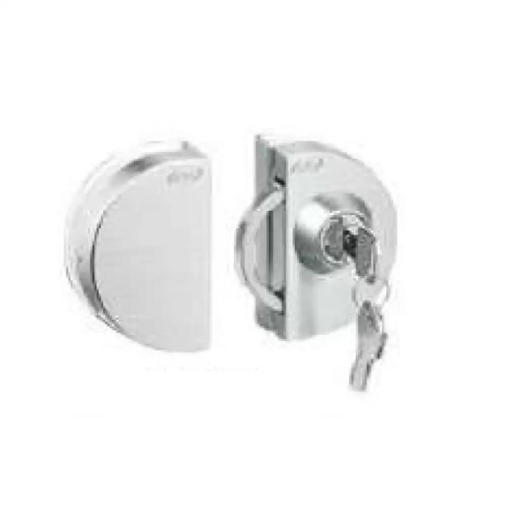 Core Stainless Steel Glass to Glass Door Lock (Only Key) Without Cutout CWCL-1