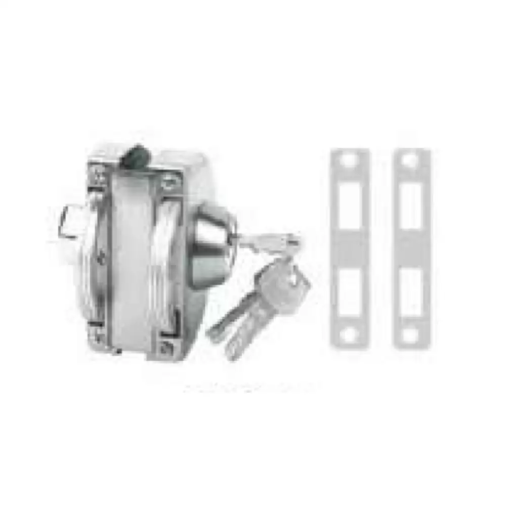 Core Stainless Steel Wall to Glass Door Lock (Key and Knob) Without Cutout - CWCL-4