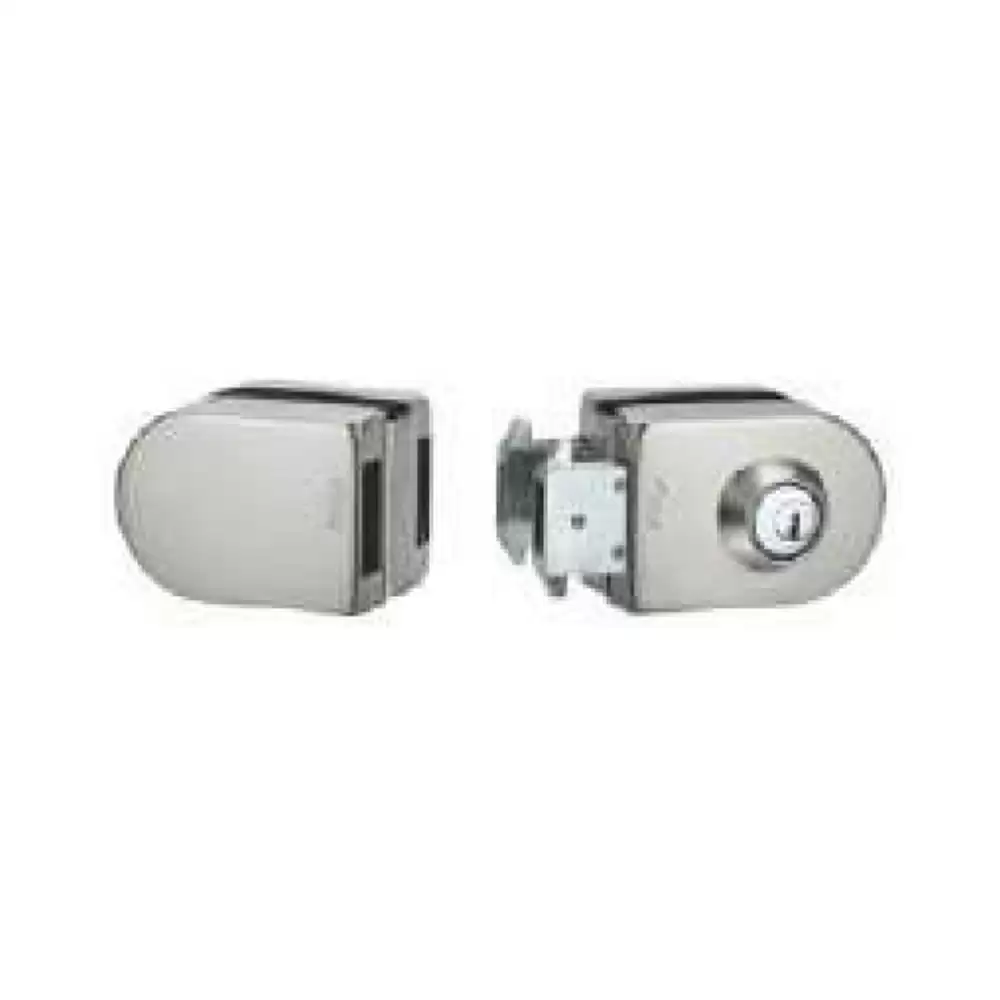 Core Stainless Steel Glass to Glass Door Lock (Key and Knob) Without Cutout - CWCL-5