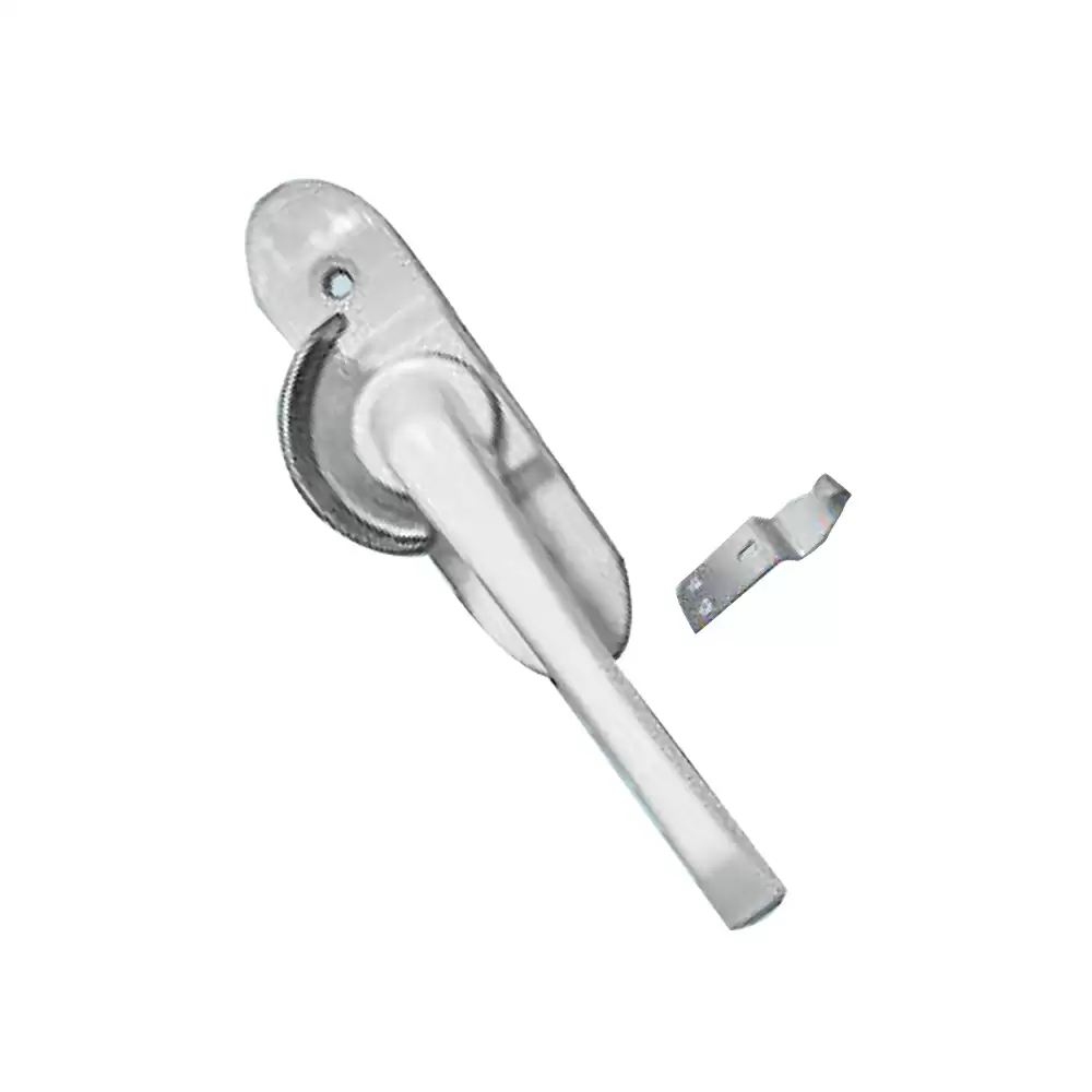 Pego SL 36I Single Point Sliding Aluminium Crescent Lock - White