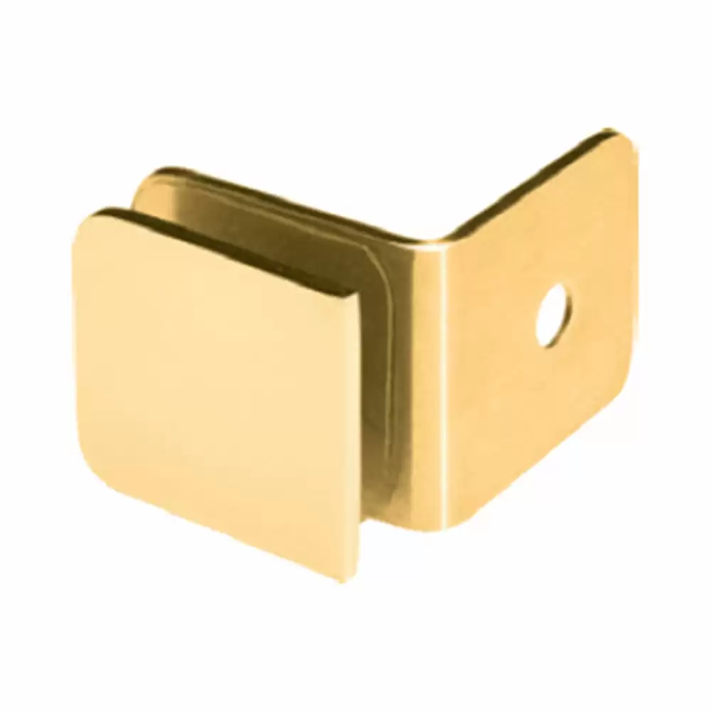 Taiton TGC-4 SS 304 Wall to Glass Connector 90˚ - Gold Plated