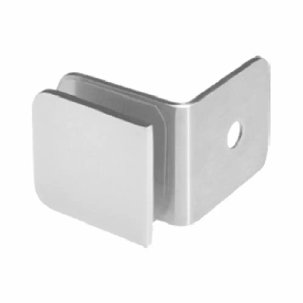 Taiton TGC-4 SS 304 Wall to Glass Connector 90˚ - Polished Stainless Steel