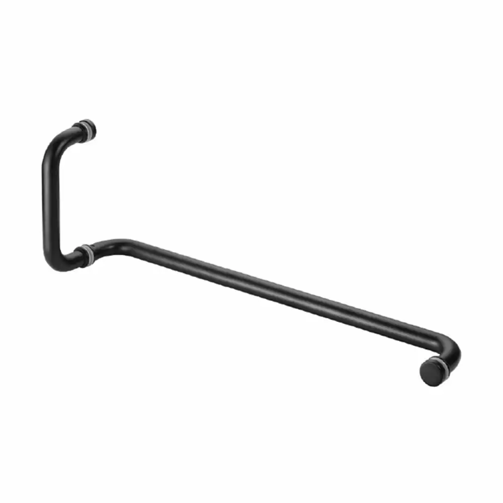 Taiton TGH-TB-1 SS 304 Towel Bar/Shower Cubicle Handle (Ø19 mm) - Black Matt