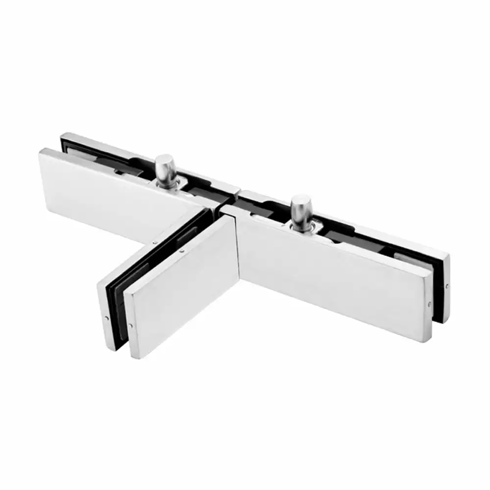 Taiton TPF-51 SS 304 Over Panel Connector for Back to Back Doors Patch Fitting - Satin Stainless Steel