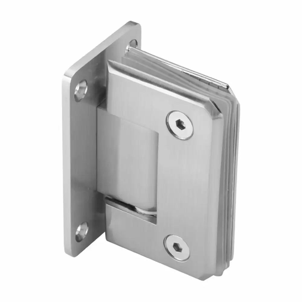 Taiton TSH-1 SS 304 Wall to Glass Shower Hinges - Satin Stainless Steel