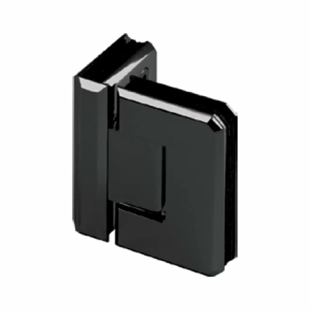 Taiton TSH-4 SS 304 Glass to Glass 90° Shower Hinges - Black Matt