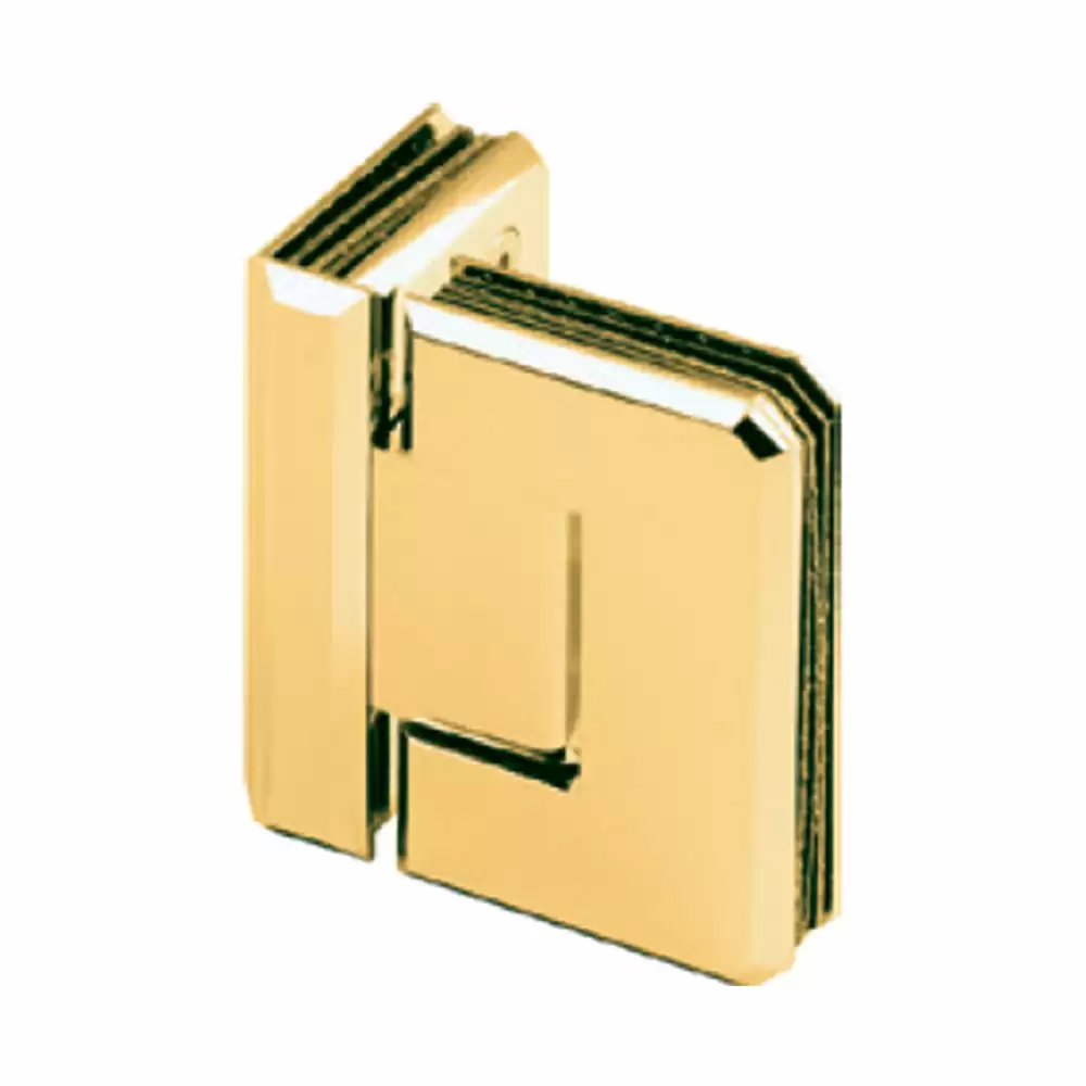 Taiton TSH-4 SS 304 Glass to Glass 90° Shower Hinges Gold Finish