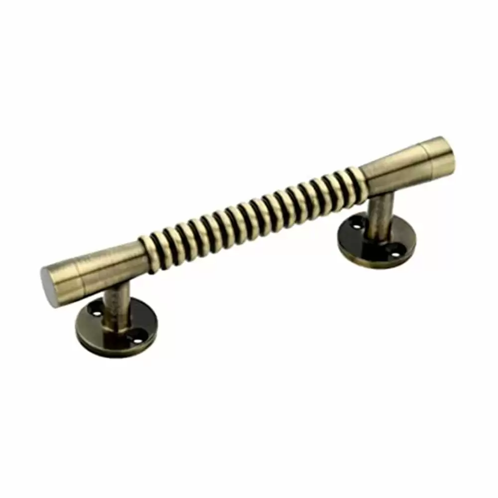 FAST 304S Front Screws Pull Main Door Handle, Stainless Steel - 6 Inch ( Brass Antique Finish)