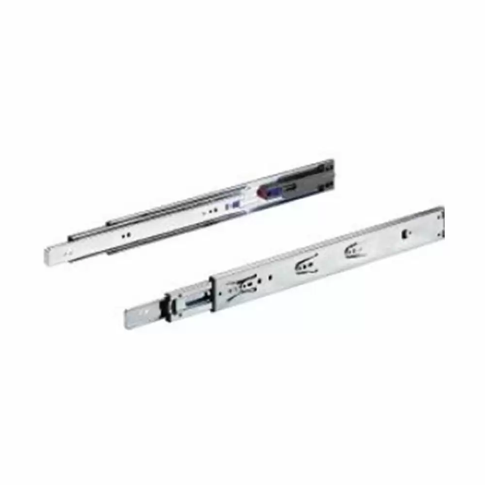 Hettich KA 4532 Full Extension Push To Open Drawer Slides - 600 mm (Zinc)