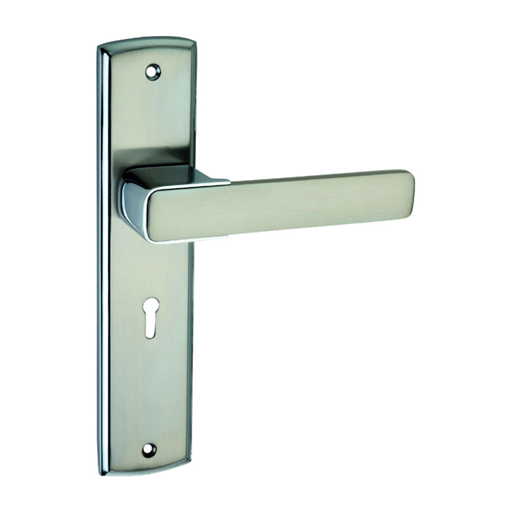 Harrison Apple 250 mm CY Door Handleset- Satin Chrome Finish