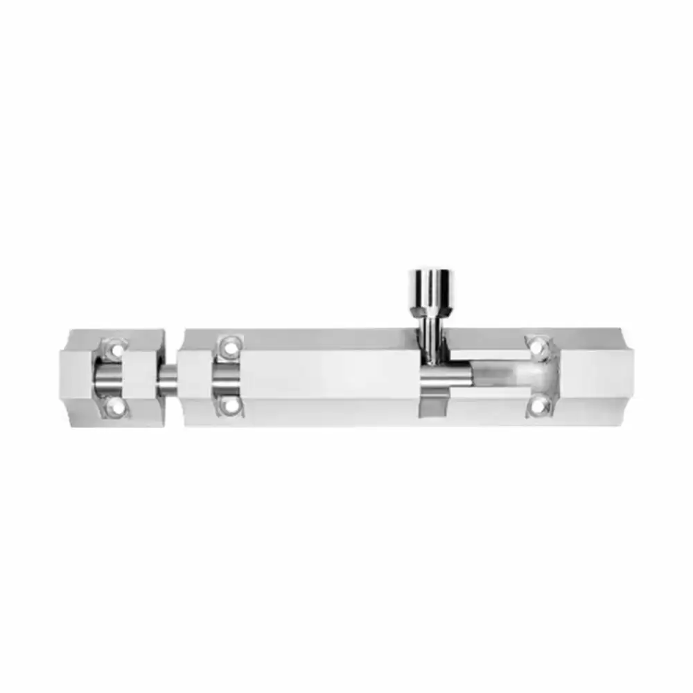 Atlantic Cruze Push to Close Latch 4 Inch Tower Bolt - Stainless Steel Finish