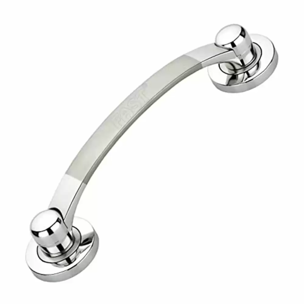 FAST DH02 CP TT Pull Main Door Handle, Zinc Alloy - 8 Inch (Chrome Plated Two Tone Finish)