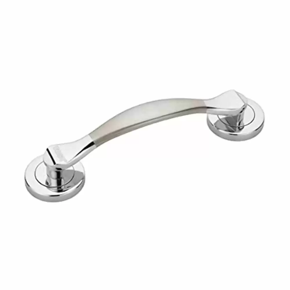 FAST DH03 CP TT Pull Main Door Handle, Zinc Alloy - 8 Inch (Chrome Plated Two Tone Finish)