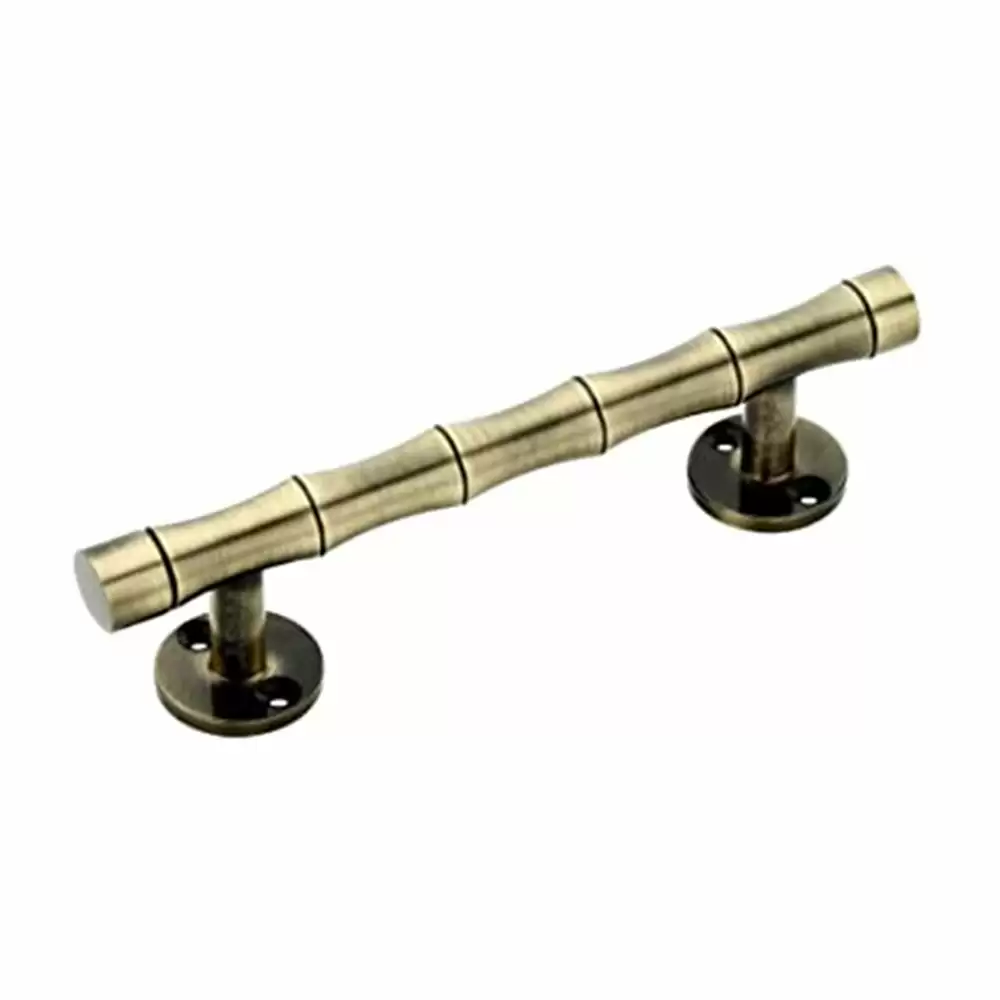 (Pack of 10) FAST DH305S Front Screws Pull Main Door Handle, 6 Inch (Brass Antique Finish)