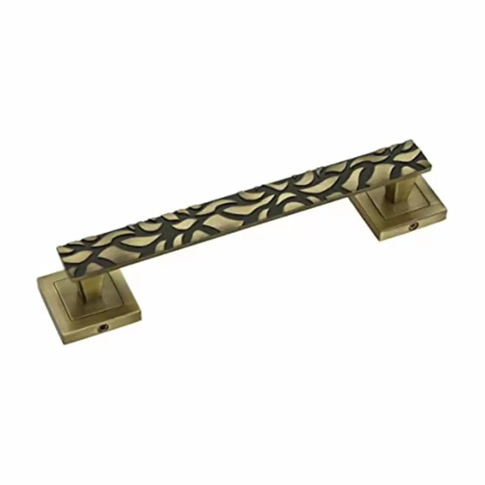 FAST DH79 Zinc Alloy Pull Main Door Handle - 10 Inch (Brass Antique Finish)