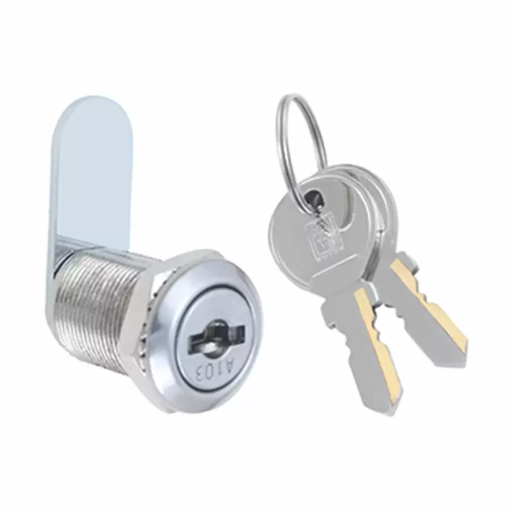 Guide Locks GL 5011-Zamak - 3 Alloy Panel Drawer Lock - 22mm (Brush Steel)