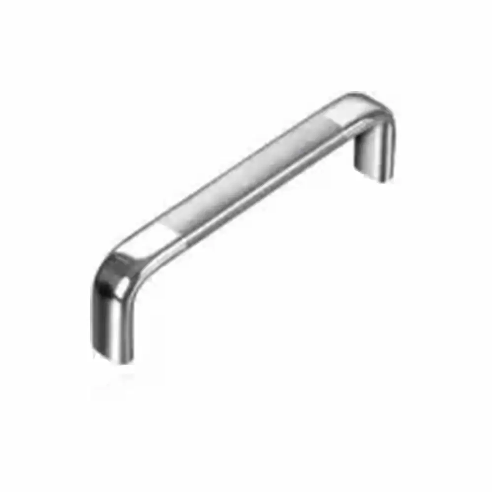 Atlantic Capsule D Stainless Steel Drawer Cabinet Handle -  4 Inch (Chrome Finish)