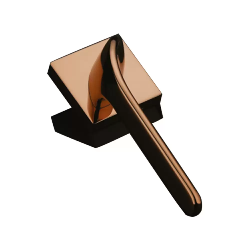 Harrison 1021 Legacy 250 mm Rose Mortise Handle - Rose Gold PVD Finish