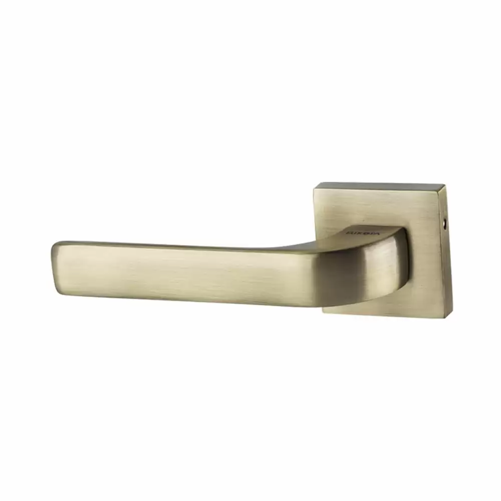 Europa MHZR608 Zinc Mortise Rose Type Door Handle - Antique Brass