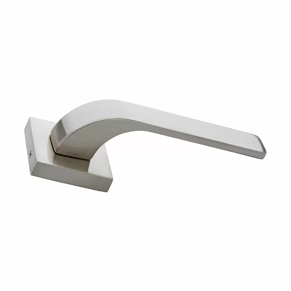 Europa MHZR608 Zinc Mortise Rose Type Door Handle - Stainless Steel