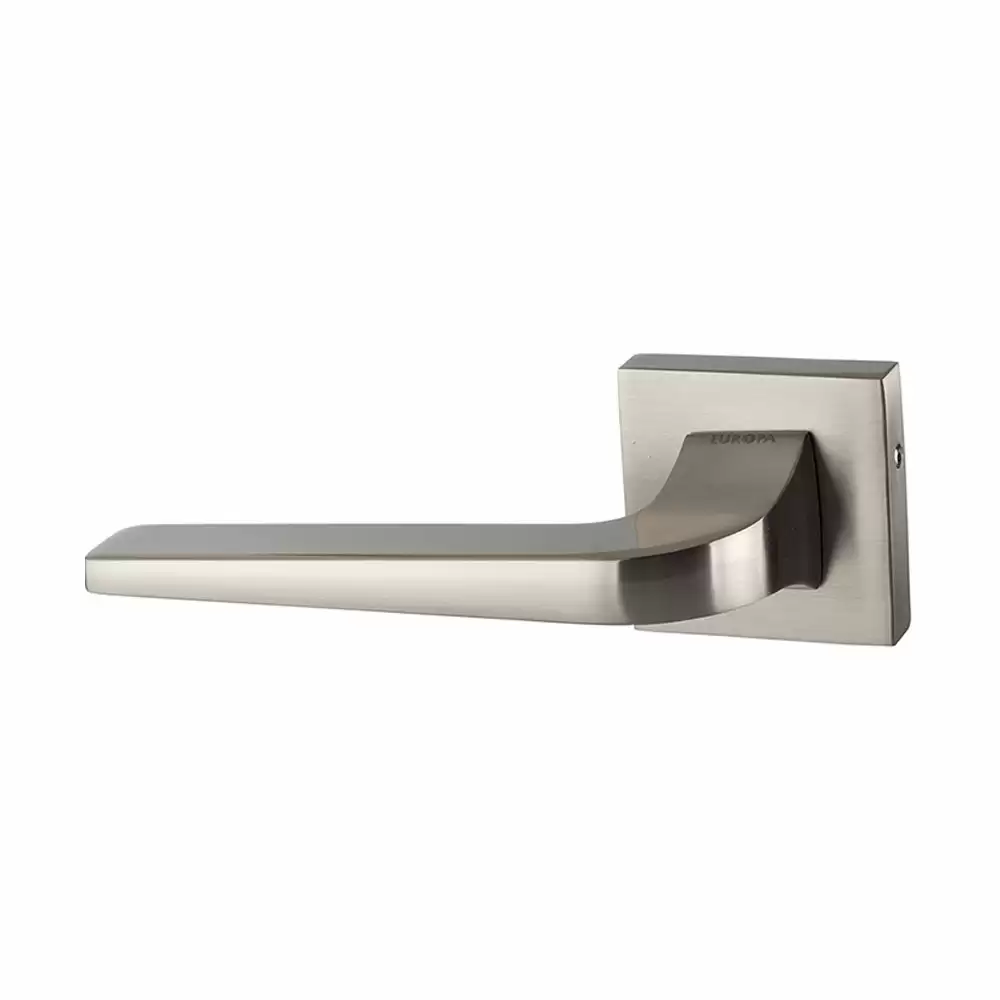 Europa MHZR609 Zinc Mortise Rose Type Door Handle - Stainless Steel