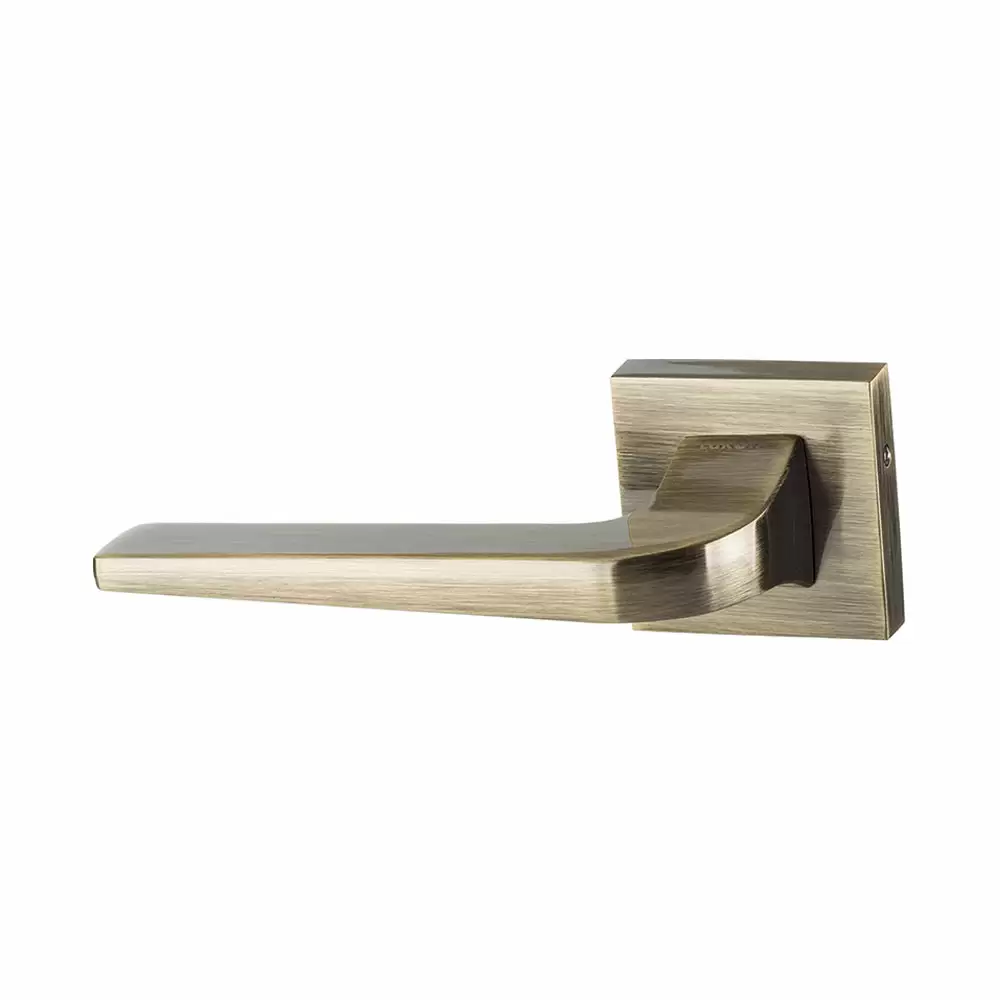 Europa MHZR609 Zinc Mortise Rose Type Door Handle - Antique Brass