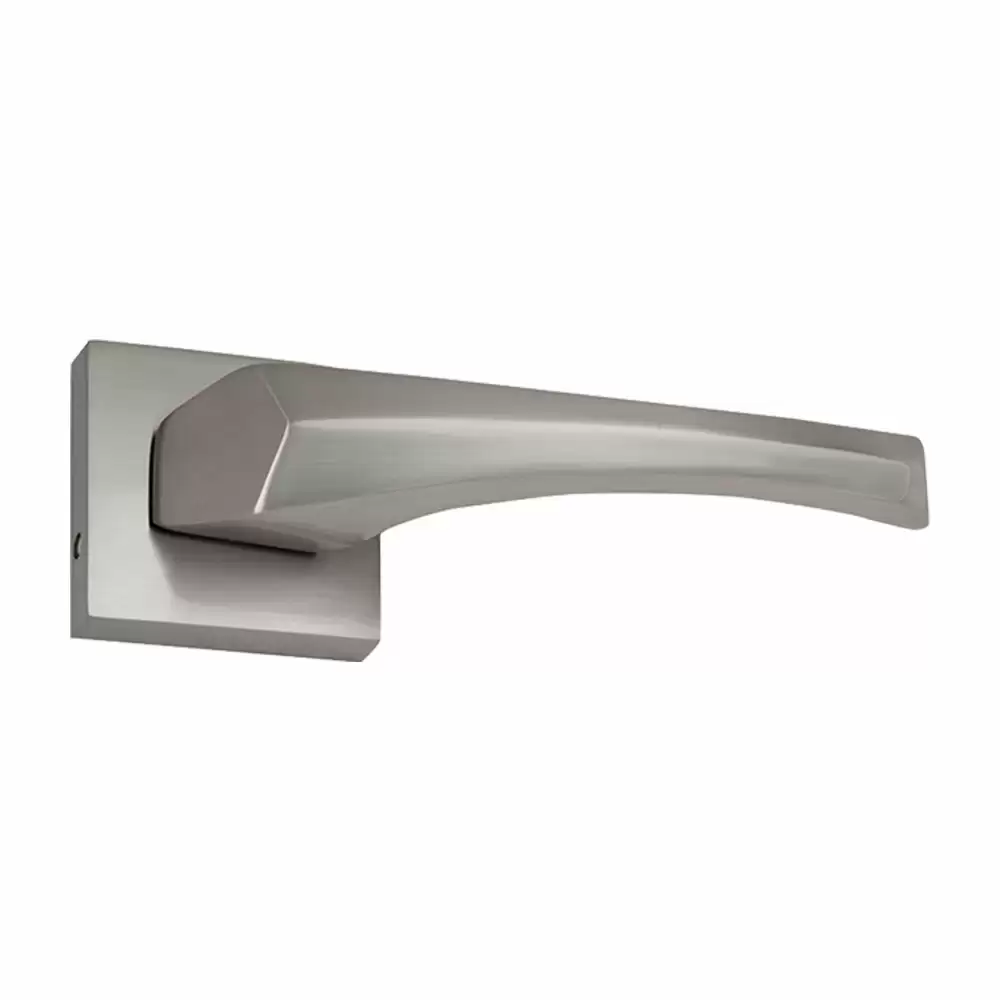 Europa MHZR628 Zinc Mortise Rose Type Door Handle - Stainless Steel