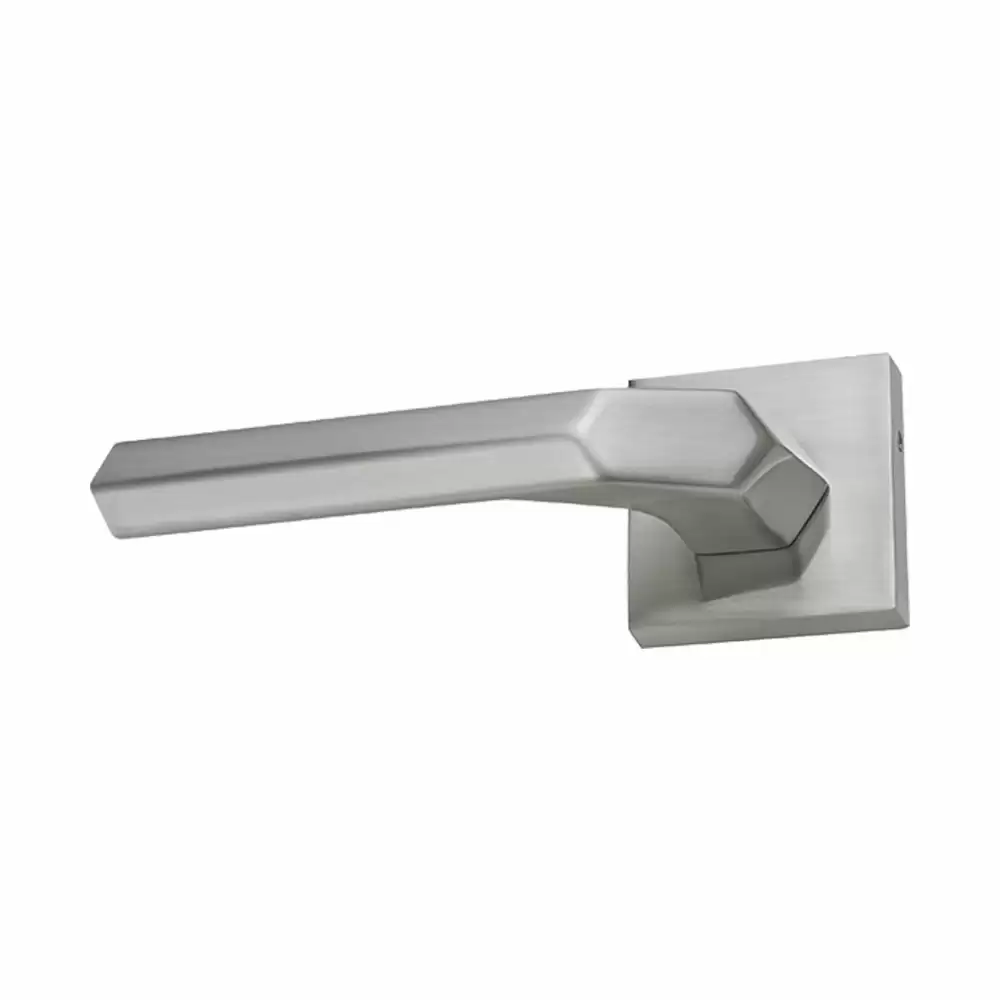 Europa MHZR636 Zinc Mortise Rose Type Door Handle - Stainless Steel