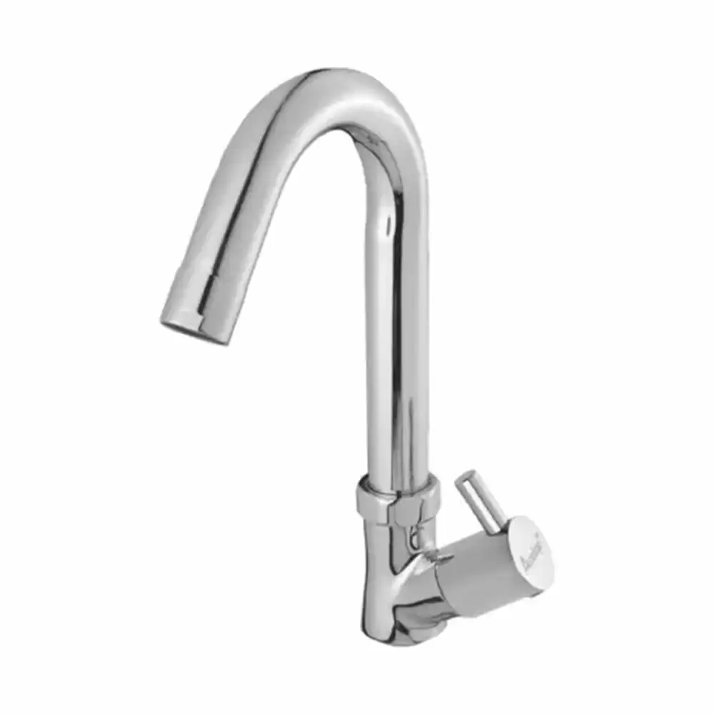 Acetap Nexa NEX-0591 Swan Neck Kitchen Sink Tap With Wall Flange (Chrome Finish)