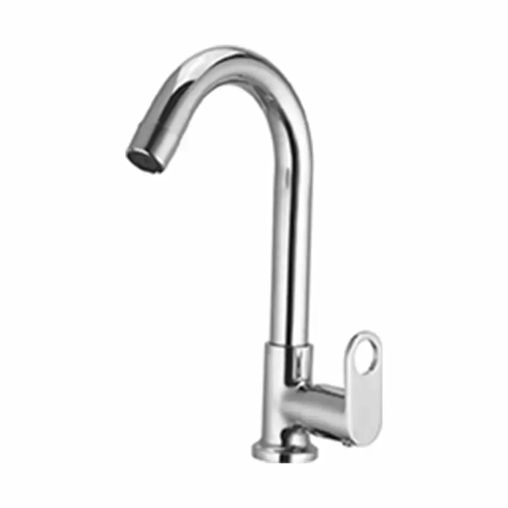 Natraj Purity PR 9204 J Bend Swan Neck Kitchen Sink Tap - Chrome Finish