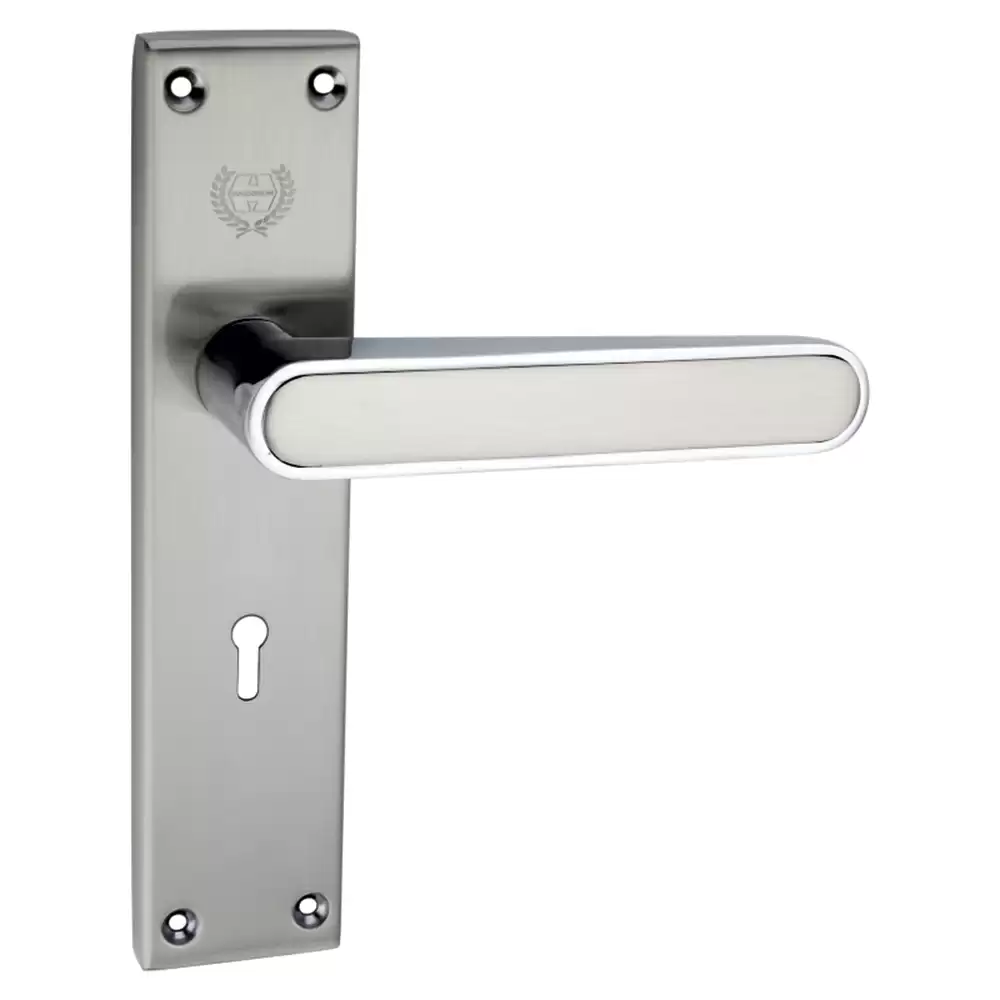 Harrison Rolls Royce 70 mm Door Handleset Baby Latch With Full Plate - Satin Chrome Finish