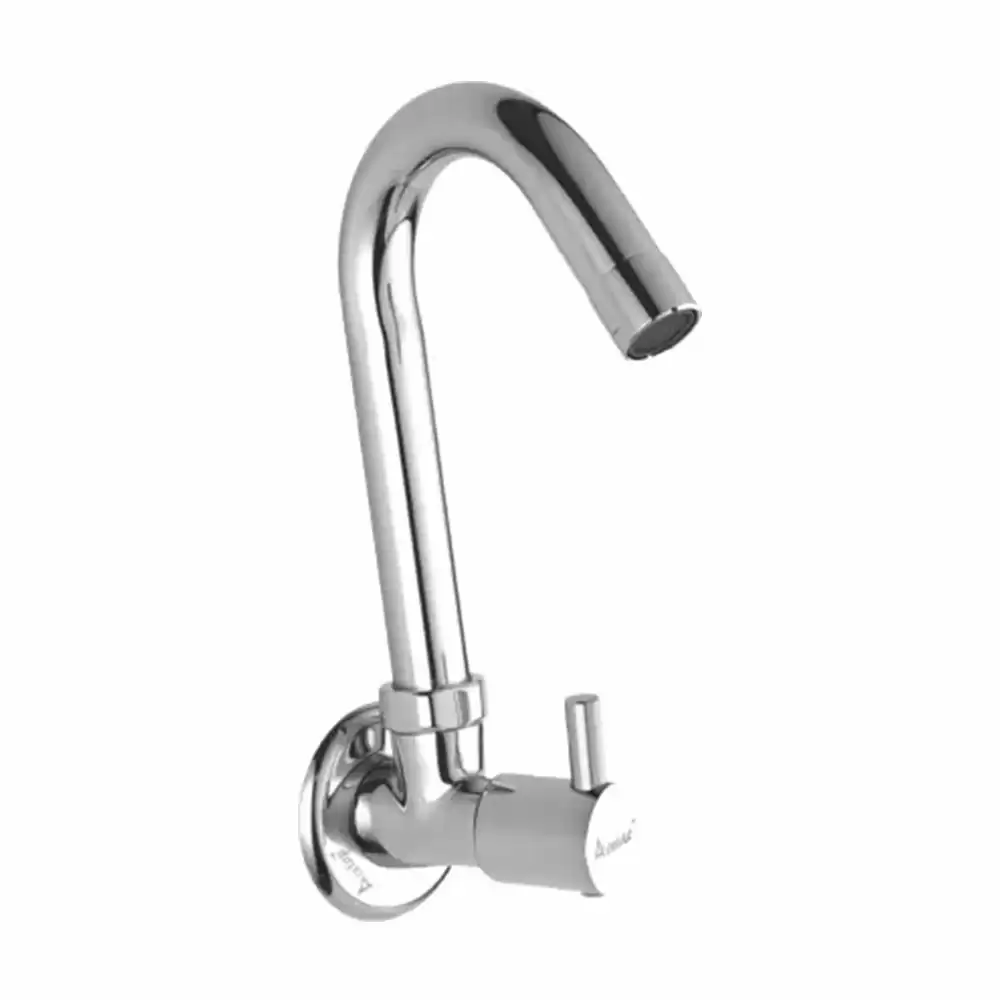 Acetap Rim RIM-0551 Wall Mount Kitchen Sink Tap with Wall Flange (Chrome Finish)