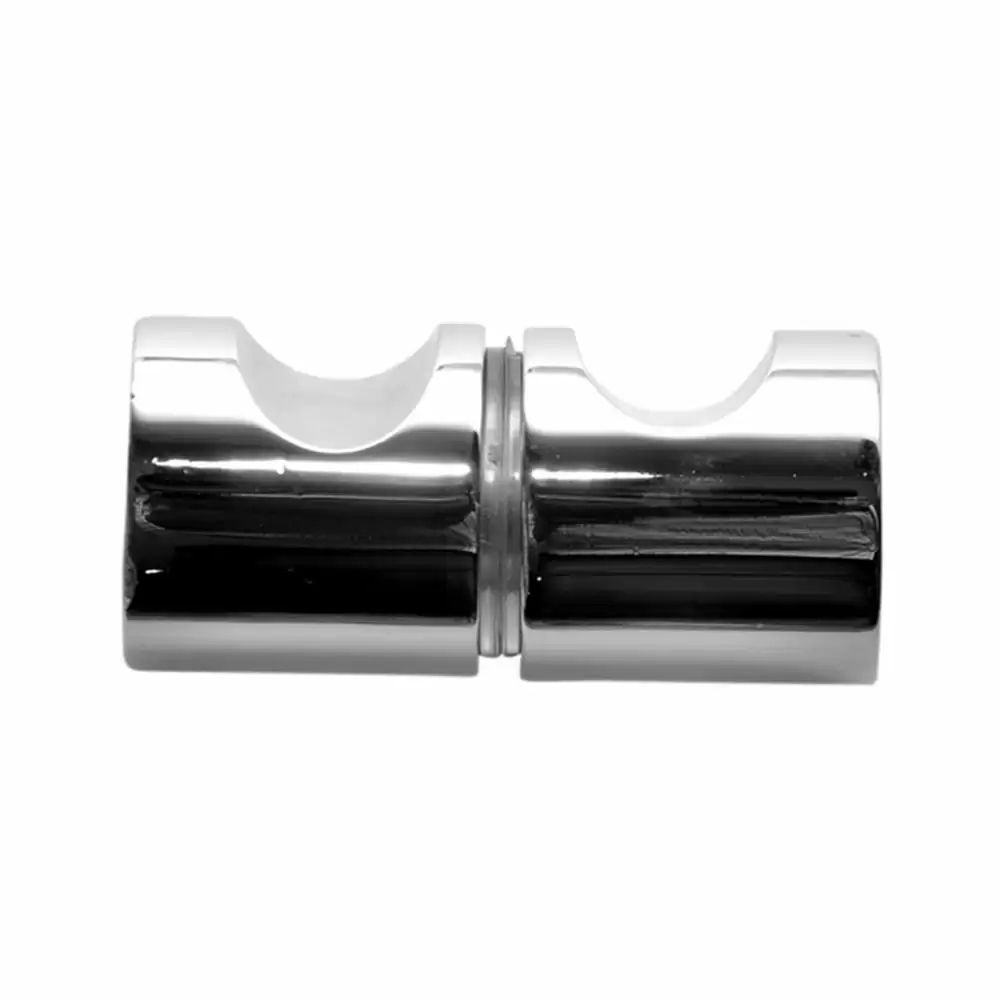 Taiton TDK-1 SS 304 Round Glass Door Knob - Polished Stainless Steel