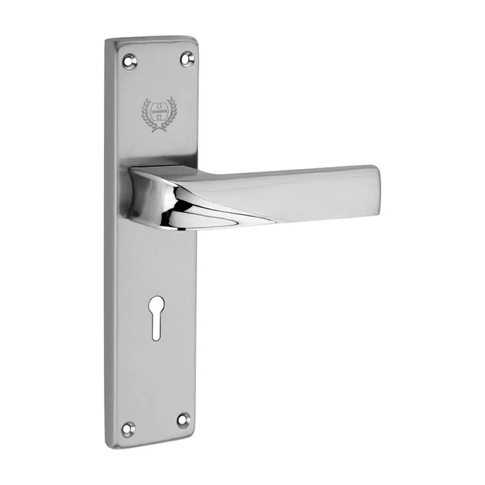 Harrison Thar 200 mm KY Door Handleset - Satin Nickel Finish