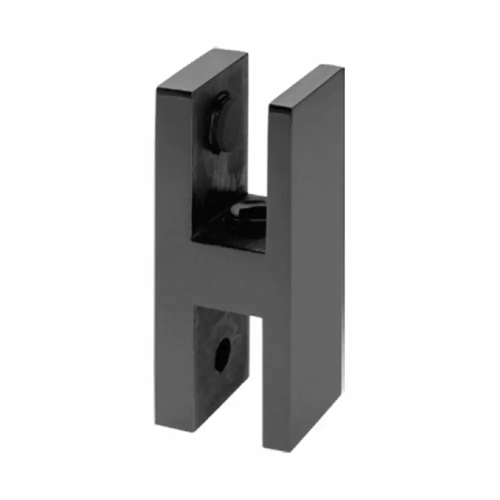 Taiton TSSKH-2-ED Track to Glass Connector Glass Sliding Fitting - Black Matt