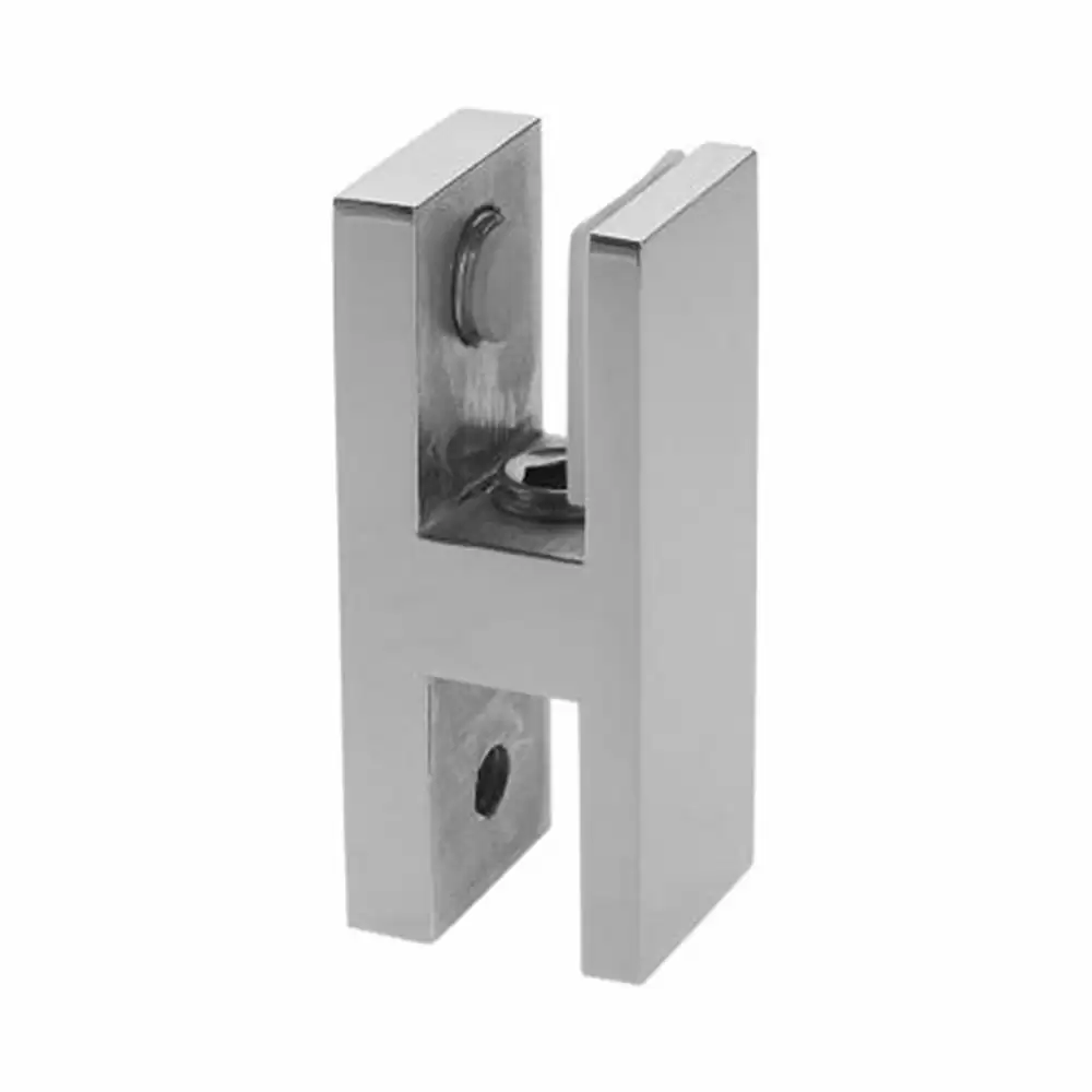 Taiton TSSKH-2-ED Track to Glass Connector Glass Sliding Fitting - Polished Stainless Steel