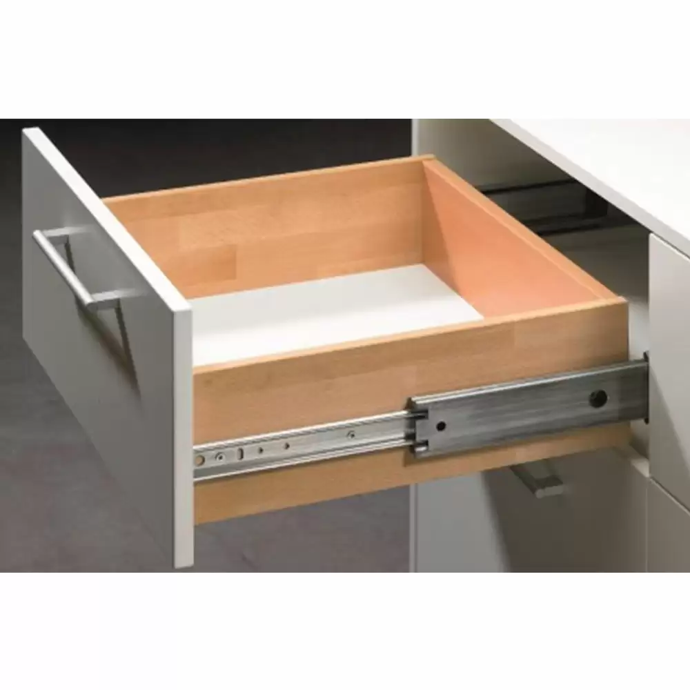 Hettich KA 4620 Over Extension Ball Bearing Drawer Slides - 600 mm (Zinc)